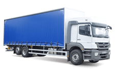 Car Hire Barking - 26 Tonne Curtain Side Truck - Truck hire Barking