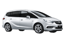 Car Hire Barking - Vauxhall Zafira 5 + 2 - Minibus hire Barking